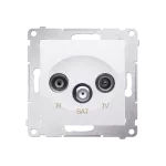 SIMON 54 WMDA-03018x-011 Gniazdo antenowe R-TV-SAT końcowe/zakończeniowe (moduł); biały