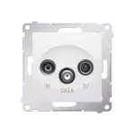 SIMON 54 WMDA-06xxxx-011 Gniazdo R-TV-DATA (moduł); biały