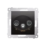 SIMON 54 WMDA-06xxxx-048 Gniazdo R-TV-DATA (moduł); antracyt