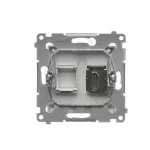 SIMON 54 WMDH-0XXXX1-043 Gniazdo HDMI (moduł); srebrny mat