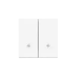 SIMON 55 WMDL-K019L2-111 Klawisz podwójny z piktogramami krzyżowymi do: SW7/2M, SW6/2WM; Biały mat