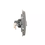 SIMON BASIC WMUK-0620xx-J011 Gniazdo komputerowe RJ45, kategoria 6, podwójne z przesłoną przeciwkurzową (moduł). Montaż na łapki lub wkręty; stal inox