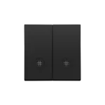 SIMON 55 WMDL-K019Lx-149 Klawisz podwójny z oczkami z piktogramami krzyżowymi do: SW7/2L2M; Czarny mat