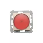 SIMON 54 WMDS-020x2x-041 Sygnalizator świetlny LED – światło czerwone (moduł) 230V~; kremowy