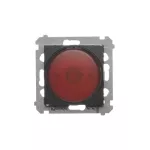 SIMON 54 WMDS-020x2x-049 Sygnalizator świetlny LED – światło czerwone (moduł) 230V~; czarny mat