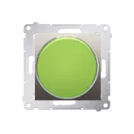 SIMON 54 WMDS-020x3x-044 Sygnalizator świetlny LED – światło zielone (moduł) 230V~; złoty mat