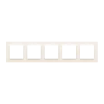 SIMON 10 WC-R5xxxxxxx-41xx Ramka 5-krotna - uniwersalna poziom i pion; krem