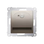SIMON 54 WMDO-SCxxx1-044 Oprawa oświetleniowa LED z czujnikiem ruchu, 230 V AC, 1.4 W, białe ciepłe 3100 K; złoty mat