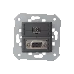 SIMON 82 W7-500091-03X-XXXX Gniazdo VGA żeńskie + mini jack (mechanizm)