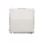 SIMON BASIC WMBW-50111x-1011 Gniazdo wtyczkowe Schuko do wersji IP44 z przesłonami (moduł) 16A, 250V~,zaciski śrubowe; biały