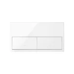SIMON 100 W100-10020201x-130 Panel 2-krotny: 2 klawisze; biały