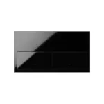 SIMON 100 W100-10020201x-138 Panel 2-krotny: 2 klawisze; czarny