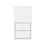 SIMON 100 W100-10020213x-230 Panel 2-krotny: 2 klawisze; biały mat