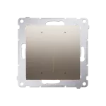 SIMON 54 GO WMDC-008N8P-044 Sterownik przyciskowy oświetleniowy - 2 wyjścia 5A, sterowany smartfonem [WiFi]; 230V (moduł); złoty mat