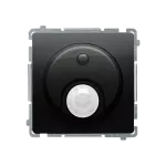 SIMON BASIC WMUR-020xxT-Y011 Łącznik z czujnikiem ruchu z zabezpieczeniem przed nieuprawnionym dostępem do elementów sterujących (moduł) 20–500 W; czarny