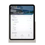 SIMON GO TBU-GFO2A8-111 Uchwyt ścienny otwarty do tabletu Samsung Galaxy Tab A8 10,5”; Biały mat