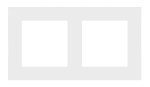 SIMON 55 WMDZ-01102x-0114 Ramka 2-krotna LINE; Jasnoszary mat