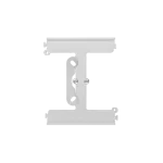 SIMON 55 WMDZ-22xExx-143 Puszka natynkowa do ramek LINE/DUO – element rozszerzający puszkę pojedynczą składaną TSC do ramek wielokrotnych. Wysokość: 40mm; Aluminium mat