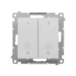 SIMON 55 WMDL-031xx3-0143 Łącznik potrójny (moduł) 10 AX, 250 V~, szybkozłącza; Aluminium mat