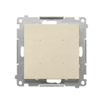SIMON 55 WMDS-TEW1W-144 SWITCH – Sterownik przyciskowy oświetleniowy - 1 wyjście 16A, z wbudowanym pomiarem energii, sterowany smartfonem [WiFi]; 230 V (moduł); Szampański mat