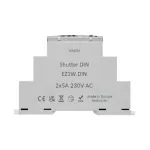 SIMON GO WMDC-028NxB-XX shutter DIN - Sterownik do obsługi rolety, żaluzji, markizy, firany, ekranu, sterowany smartfonem [Wi-Fi], 2x5 A, 230 V, montaż na szynie DIN