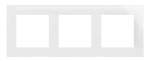 SIMON 55 WMDZ-0130xZ-181 Ramka 3-krotna Nature; Szkło classic białe