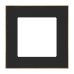 SIMON 55 WMDZ-TRD1.166-149 Ramka 1-krotna DUO; Czarna, podstawa złota