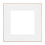 SIMON 55 WMDZ-TRD1.166-111 Ramka 1-krotna DUO; Biała, podstawa złota
