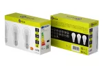 G-TECH ŹRÓDŁO ŚWIATŁA LED, 3pcs., A-G, A60, 4000K, E27, 12,0W, AC220-240V, 200°, 1160lm, 104mA