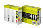 G-TECH ŹRÓDŁO ŚWIATŁA LED, 3pcs., A-G, C37, 3000K, E14, 5,0W, AC220-240V, 180°, 400lm, 54mA