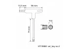 Zestaw kluczy torx security typu-T, długie 10 szt