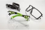 LOTZEN okulary ochronne bezbarwne/zielone uni