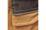 Spodnie robocze z szelkami EDGAR beżowe, XXL SLIM