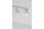 OPRAWA SUFITOWA RENO, ALUMINIUM, IP20, max. 20W*2, PODWÓJNA, KWADRATOWA, BIAŁA