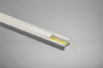 PROFIL ALUMINIOWY LED Z KOŁNIERZEM GLAX BIAŁY 3m (WPUSZCZANY)