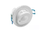 CZUJNIK MIKROFALOWY RUCHU CM-15, AC220-240V, 50/60Hz, 360°, IP20, WSPÓŁPRACUJE Z LED, WPUSZCZANY, BIAŁY