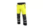 TRAUN spodnie ostrzegawcze softshell żółte 2XL (56)