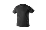 VILS T-shirt bawełniany czarny 2XL (56)
