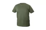 VILS T-shirt bawełniany ciemny zielony XL (54)