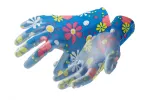 SELZ rękawice ogrodowe pokryte poliuretanem niebieskie 7