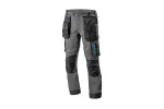 TAUBER spodnie ochronne 4-way stretch ciemno szare XL