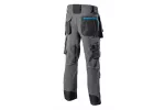 TAUBER spodnie ochronne 4-way stretch ciemno szare XL