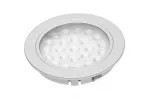 OPRAWA LEDOWA WPUSZCZANA ALVARO, 12V DC, 1,7W, 24 SMD3528, NEUTRALNY BIAŁY, 2m PRZEWÓD Z MINIAMP (2 WKRĘTY, TAŚMA 3M)