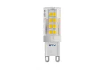 ŹRÓDŁO ŚWIATŁA LED, A-G, G9, 4000K, 5,0W, AC220-240V, 360°, 400lm, 54mA