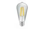 ŻRÓDŁO ŚWIATŁA LED, FILAMENT, ST64, 3000K, E27, 6W,600Im, AC220-240V/ 50-60Hz, RA>80, 360°