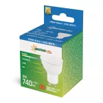 LED GU10 230V 9W SMD CW z MLECZNĄ SZYBKĄ biała    SPECTRUM