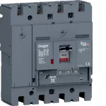 MCCB Wyłącznik mocy h3+ P250 4P 160A 50kA LSnI