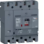 MCCB Wyłącznik mocy h3+ P250 4P 50A 40kA TM