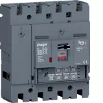 MCCB Wyłącznik mocy h3+ P250 4P 100A 40kA LSI