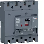 MCCB Wyłącznik mocy h3+ P250 4P 160A 40kA LSnI